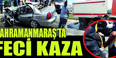  TEMİZLİK ARACIYLA ÇARPIŞAN OTOMOBİL PARAMPARÇA OLDU