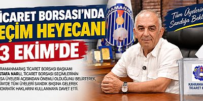 TİCARET BORSASI’NDA SEÇİM HEYECANI 3 EKİM’DE