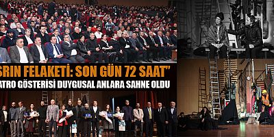 TİYATRO GÖSTERİSİNDE DUYGU YÜKLÜ ANLAR