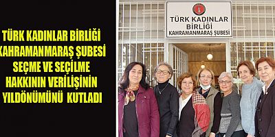 TKB KAHRAMANMARAŞ ŞUBE BAŞKANI ERAYMAN “MÜCADELEMİZ ASIRLARDIR SÜRÜYOR”
