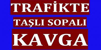 TRAFİKTE YOL VERME KAVGASI