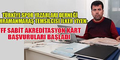 TSYD'DEN TFF SABİT AKREDİTASYON KART BAŞVURULARI İÇİN DUYURU