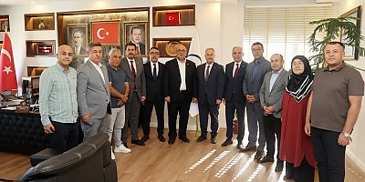 TÜRK KAMU-SEN KAHRAMANMARAŞ İL BAŞKANLIĞI’NDAN BAŞKAN AKPINAR’A ZİYARET