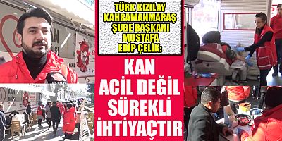 TÜRK KIZILAYI “BİRBİRİMİZE CANDAN BAĞLIYIZ” KAN BAĞIŞI KAMPANYASI BAŞLATTI