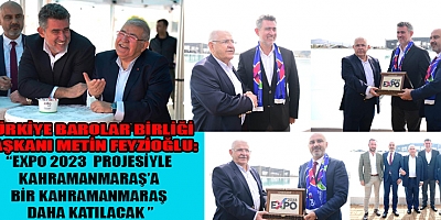 TÜRKİYE BAROLAR BİRLİĞİ BAŞKANI METİN FEYZİOĞLU EXPO 2023 ALANINDA