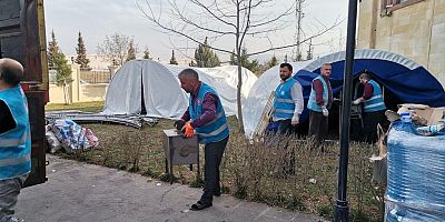 TÜRKİYE DİYANET VAKFI DEPREMZEDELER İÇİN SEFERBER OLDU