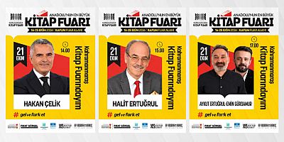 TÜRKİYE’NİN GÜÇLÜ KALEMLERİ KAFUM’DA SEVENLERİYLE BULUŞACAK