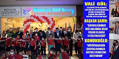 TÜRKİYE’NİN İLK AVM ÇOCUK KÜTÜPHANESİ SANKO PARK’TA AÇILDI