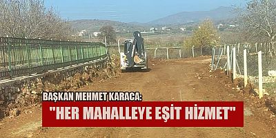 TÜRKOĞLU BELEDİYE BAŞKANI MEHMET KARACA'DAN HİZMET ODAKLI ÇALIŞMALAR