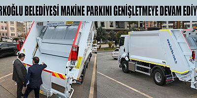 TÜRKOĞLU BELEDİYESİ MAKİNE PARKINI GENİŞLETMEYE DEVAM EDİYOR