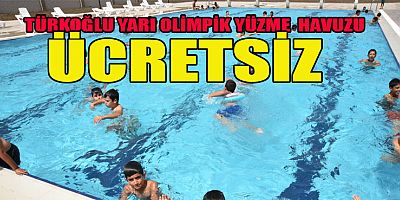 OLİMPİK YÜZME HAVUZU ÜCRETSİZ HİZMET VERİYOR
