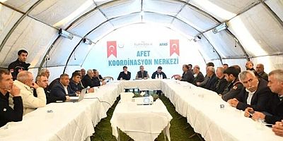 TÜRKOĞLU’NDA MUHTARLAR  TALEPLERİNİ BİLDİRDİ