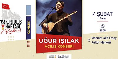 UĞUR IŞILAK KAHRAMANMARAŞLILARLA BULUŞUYOR