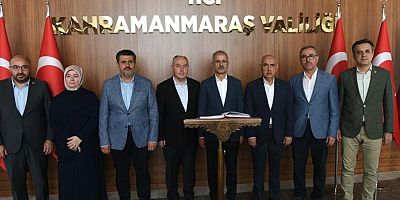 ULAŞTIRMA BAKANI ABDULKADİR URALOĞLU KAHRAMANMARAŞ’TA 