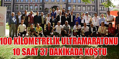 ULTRAMARATONDA İSMAİL KABAN   BİRİNCİ OLDU