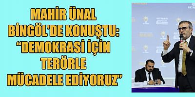 ÜNAL, SİLAHI, ŞİDDETİ, TERÖR ÖRGÜTÜNÜ ÖVEREK BİZE DEMOKRASİ YA DA BARIŞ İFADELERİYLE GELMESİNLER