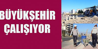ÜNİVERSİTE CADDESİNDE ÇALIŞMALAR TAMAMLANIYOR