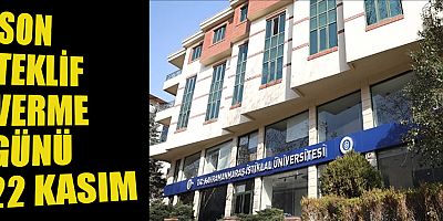 ÜNİVERSİTE  DERSLİK BİNASI YAPTIRACAK