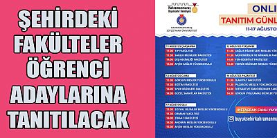 ÜNİVERSİTE TANITIM GÜNLERİ BAŞLADI