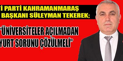 ÜNİVERSİTELER AÇILIRKEN, ÖĞRENCİLER NEREDE KALACAK?
