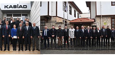ÜNLÜER VE GÜNGÖR’DEN KASİAD VE MÜSİAD’A ZİYARET