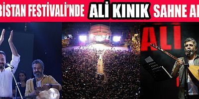 USTA SANATÇI ALİ KINIK ELBİSTAN FESTİVALİNDE  HAYRANLARI İLE BULUŞTU