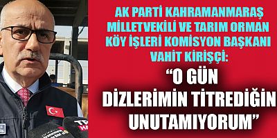 VAHİT KİRİŞÇİ’DEN 3 KASIM 2002´ AÇIKLAMASI
