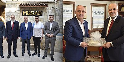 VALİ COŞKUN’DAN MÜSİAD’A VEDA ZİYARETİ