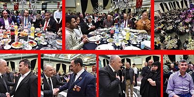 VALİ COŞKUN, GAZİ VE  AİLELERİ İLE İFTARDA BULUŞTU