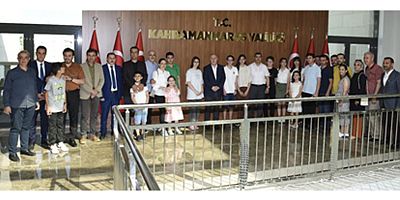 VALİ COŞKUN LGS ŞAMPİYONLARINI MİSAFİR ETTİ