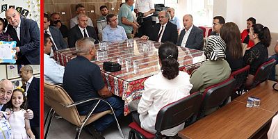 VALİ COŞKUN, ÖĞRENCİLERİMİZİN KARNE SEVİNCİNE ORTAK OLDU