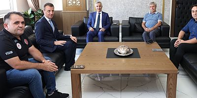 VALİ ÜNLÜER’DEN DULKADİROĞLU KAYMAKAMI AYTEMÜR’E HAYIRLI OLSUN ZİYARETİ