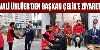  VALİ ÜNLÜER KIZILAY’IN HİZMETLERİ İLE İLGİLİ BİLGİLER ALDI