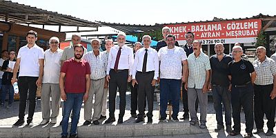 VALİ ÜNLÜER VE BAŞKAN GÖRGEL, TRABZON CADDESİ İLE DEMİRCİLER ÇARŞISI’NDA İNCELEMELERDE BULUNDU
