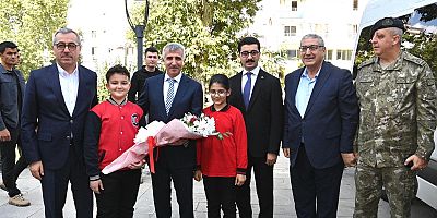 VALİ ÜNLÜER VE BAŞKAN GÜNGÖR PAZARCIK’TA