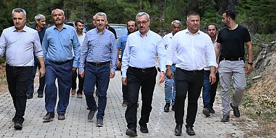 VALİ ÜNLÜER YAVŞAN YAYLASINDA