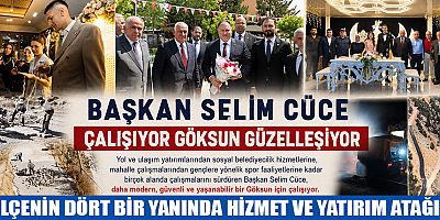 VATANDAŞLARDAN GÖKSUN BELEDİYE BAŞKANI SELİM CÜCE’YE TEŞEKKÜR