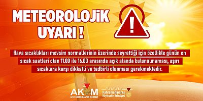 VATANDAŞLARIN DİKKATİNE! TERMOMETRELER 46 DERECEYİ GÖSTERECEK