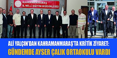 YALÇIN: “SUÇLU ARAMAK YERİNE SUÇU ORTADAN KALDIRMALIYIZ”