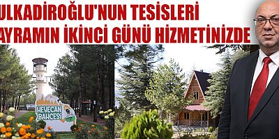 YALNIZ ARDIÇ MESİRE ALANI VE HEYECAN BAHÇESİ BAYRAMDA HİZMETİNİZDE