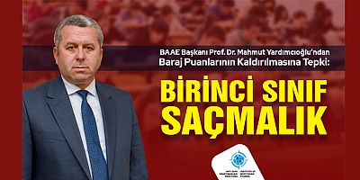 YARDIMCIOĞLU, “BARAJ PUANLARINI KALDIRMAK, BİRİNCİ SINIF BİR SAÇMALIKTIR”