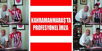 YARDIMCIOĞLU SİGORTA KAHRAMANMARAŞSPOR ALT YAPIDAN 4 FUTBOLCUYU PROFESYONEL YAPTI