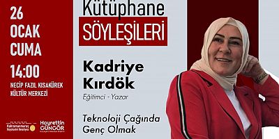 YAZAR KIRDÖK'TEN SÖYLEŞİ 