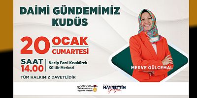 YAZAR MERVE GÜLCEMAL, KUDÜS’Ü ANLATACAK