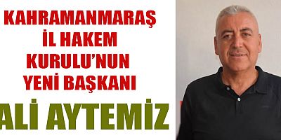 YENİ BAŞKAN ALİ AYTEMİZ OLDU