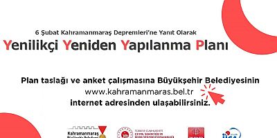 YENİLİKÇİ YENİDEN YAPILANMA TASLAK PLANI İÇİN ANKET BAŞLADI