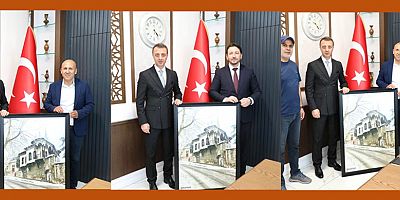 YILDIZ VE FINDIK’TAN DULKADİROĞLU KAYMAKAMI HİCABİ AYTEMÜR’E ZİYARET