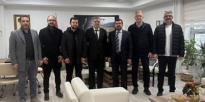 YILDIZ VE TAŞDEMİR’DEN KADASTRO MÜDÜRÜ ATEŞ’E ZİYARET