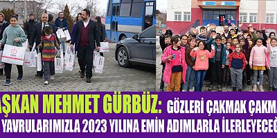 YKM ÖĞRENCİLERİNDEN KARDEŞ OKULA HEDİYE JESTİ
