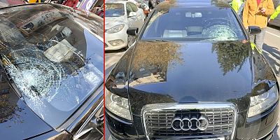 YOLA KOŞARAK FIRLAYAN ÇOCUĞA OTOMOBİL ÇARPT